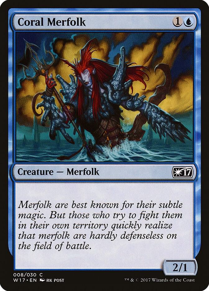 Coral Merfolk card image