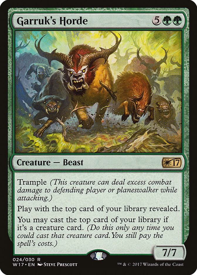 Garruk's Horde card image
