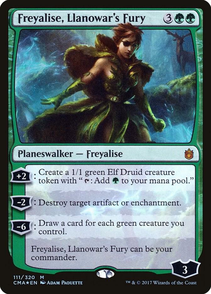 Freyalise, Llanowar's Fury card image