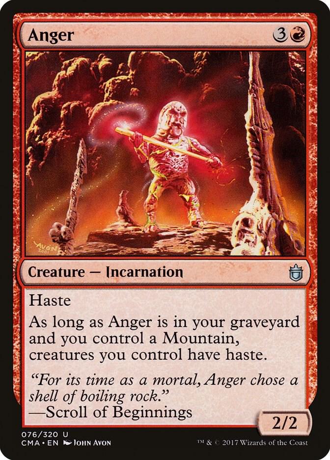 Anger card image