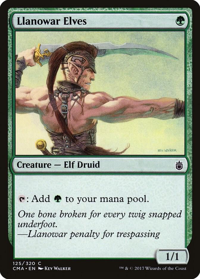 Llanowar Elves card image