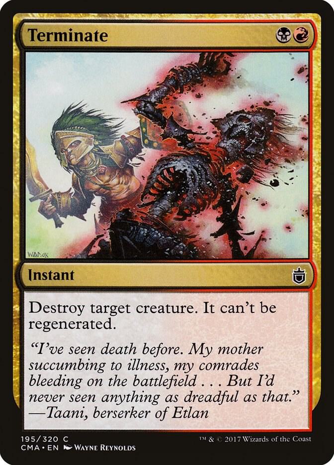 Terminate card image