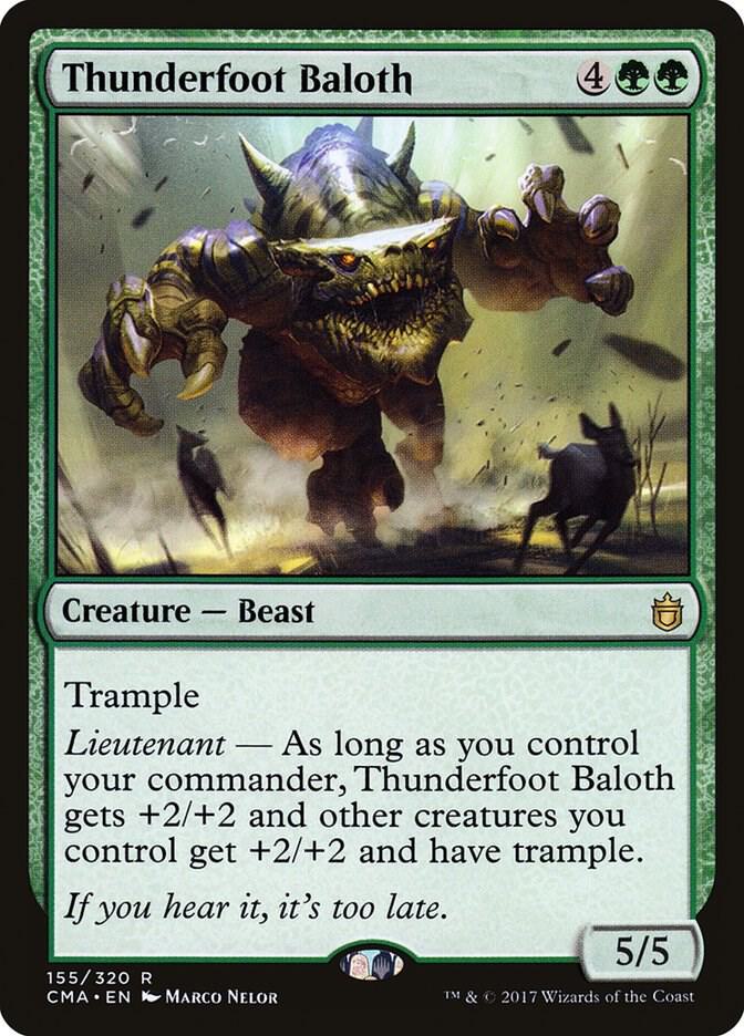 Thunderfoot Baloth card image
