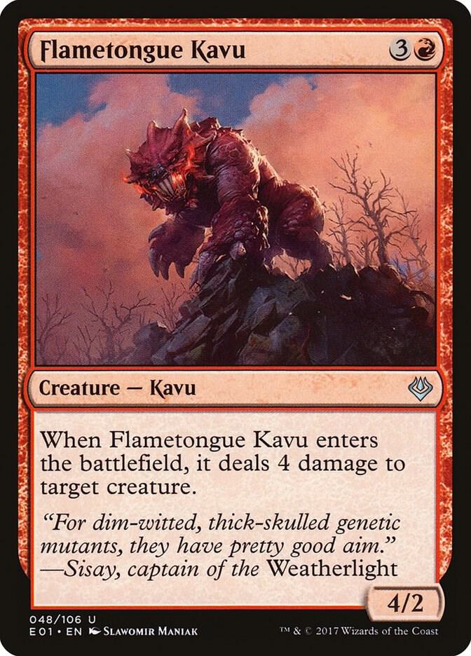 Flametongue Kavu card image