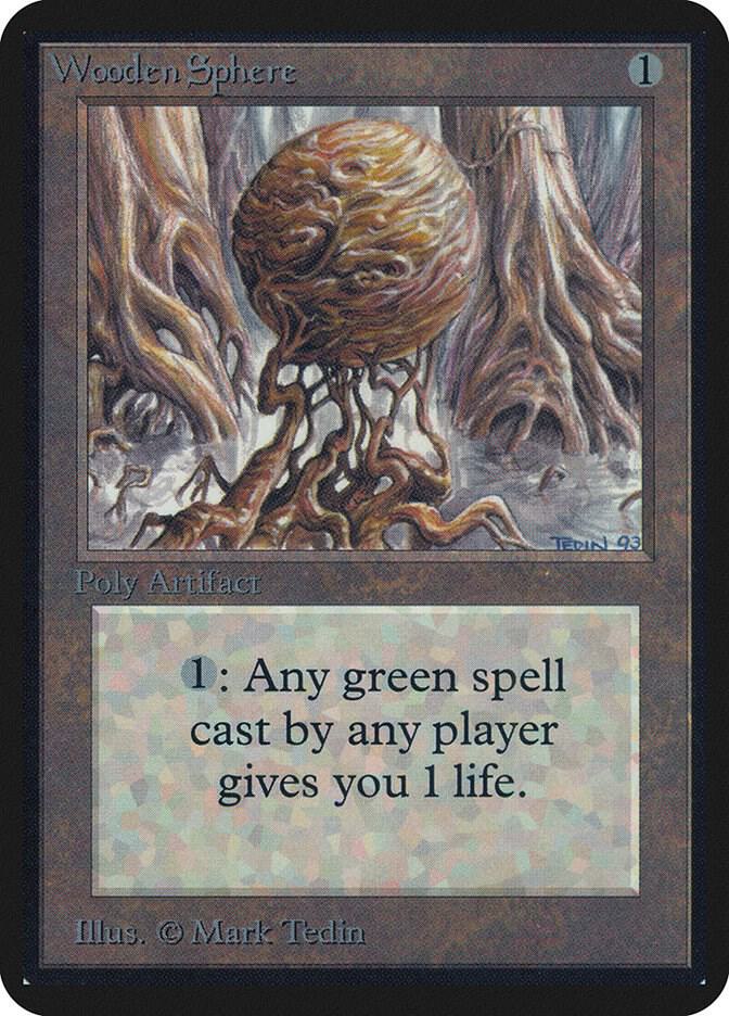 Wooden Sphere card image
