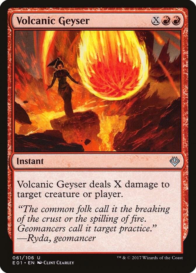 Volcanic Geyser card image