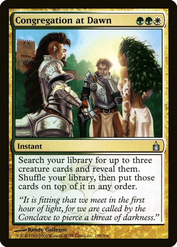 Congregation at Dawn card image