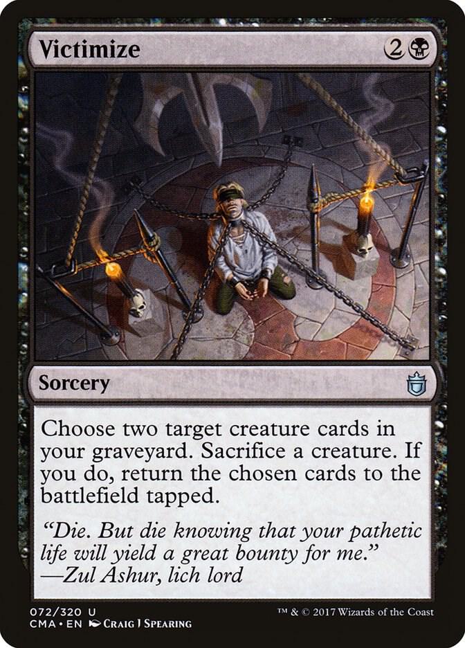 Victimize card image