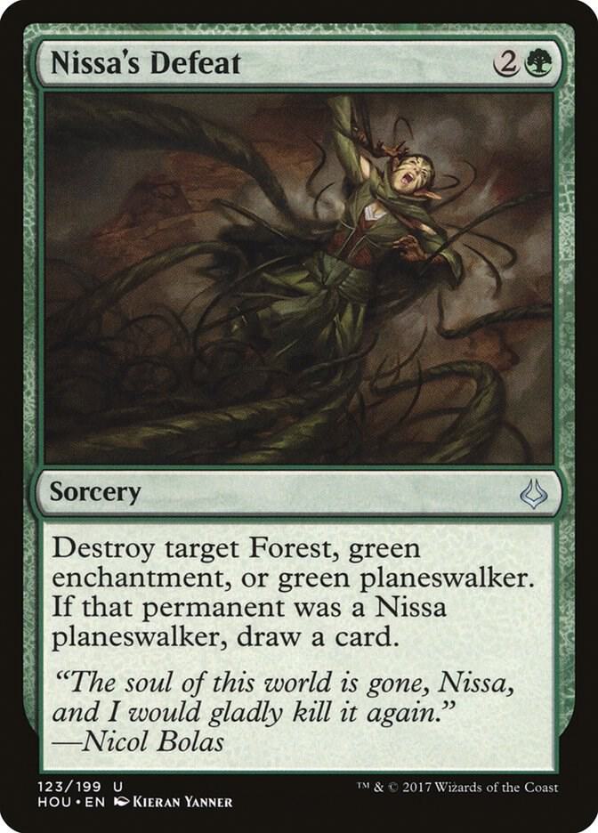 Nissa's Defeat card image