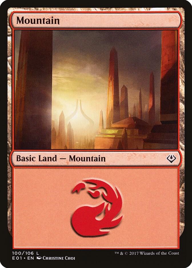 Mountain (100) card image
