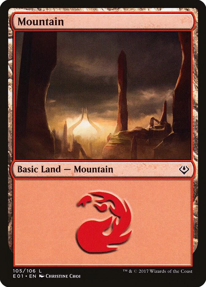 Mountain (105) card image