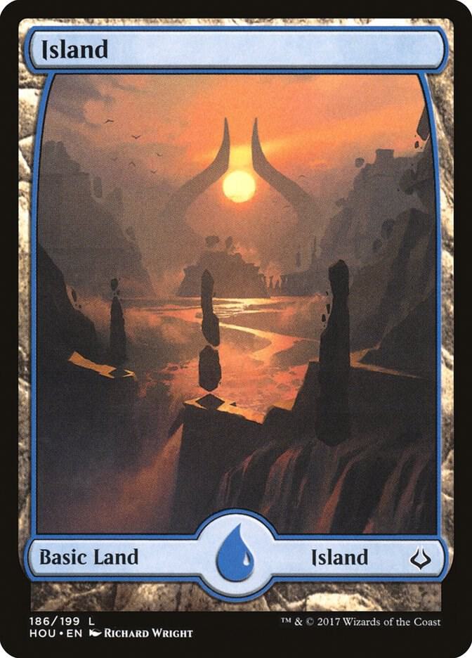Island (186) - Full Art card image