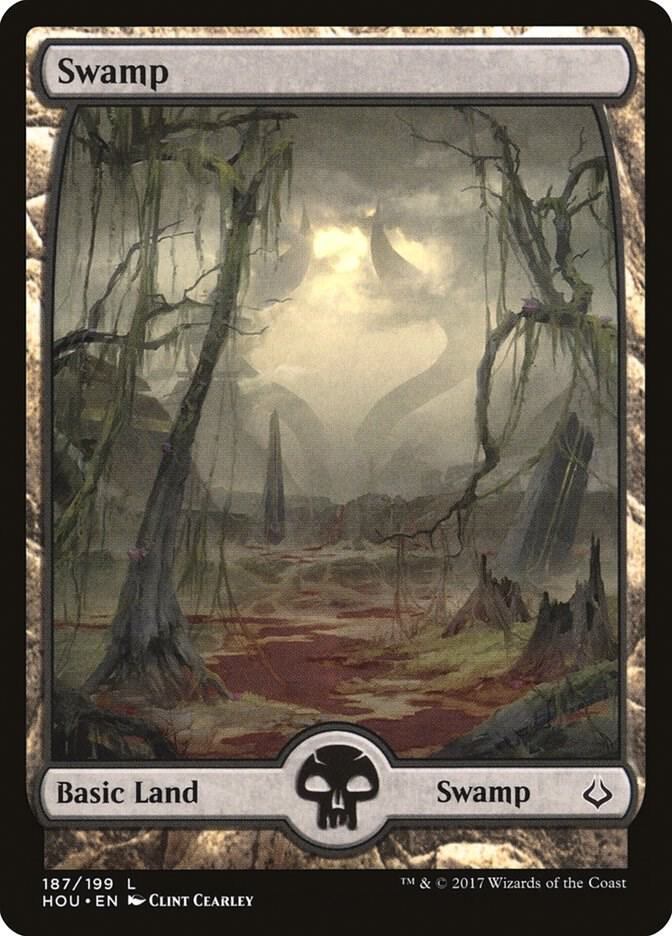 Swamp (187) - Full Art card image