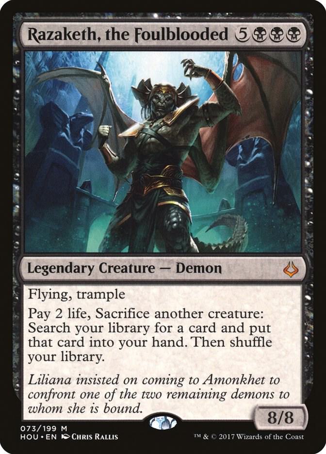Razaketh, the Foulblooded card image