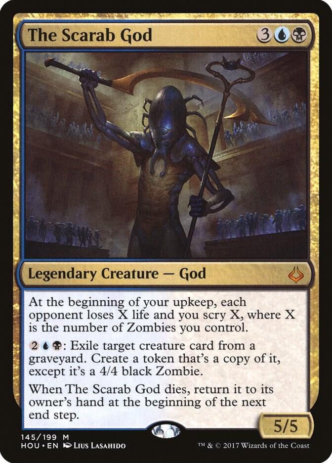The Scarab God card image