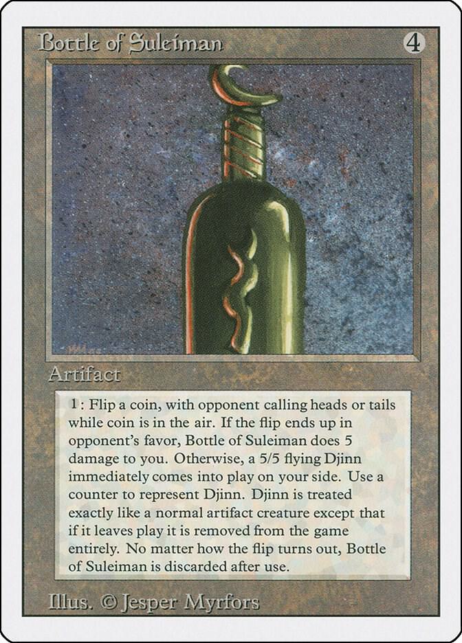Bottle of Suleiman card image