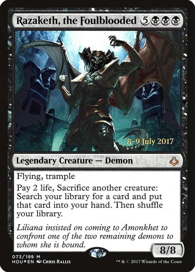 Razaketh, the Foulblooded card image
