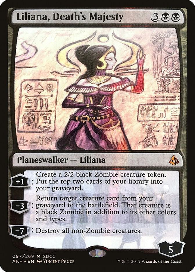 Liliana, Death's Majesty (SDCC 2017 Exclusive) card image