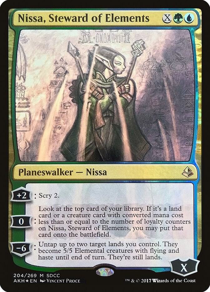 Nissa, Steward of Elements (SDCC 2017 Exclusive) card image