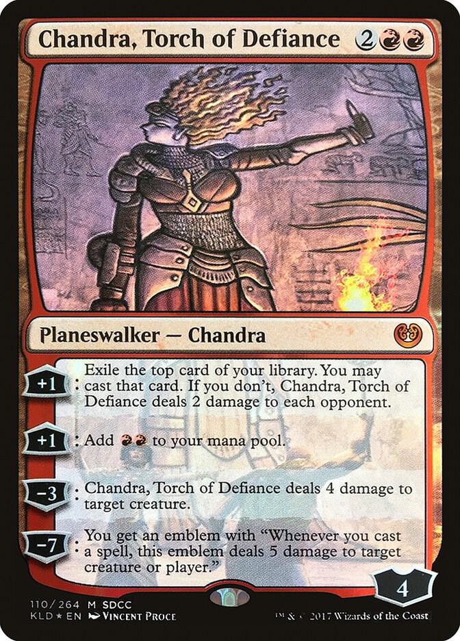 Chandra, Torch of Defiance (SDCC 2017 Exclusive) card image