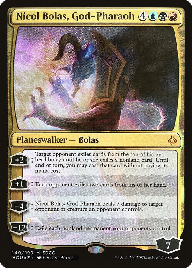 Nicol Bolas, God-Pharaoh (SDCC 2017 Exclusive) card image