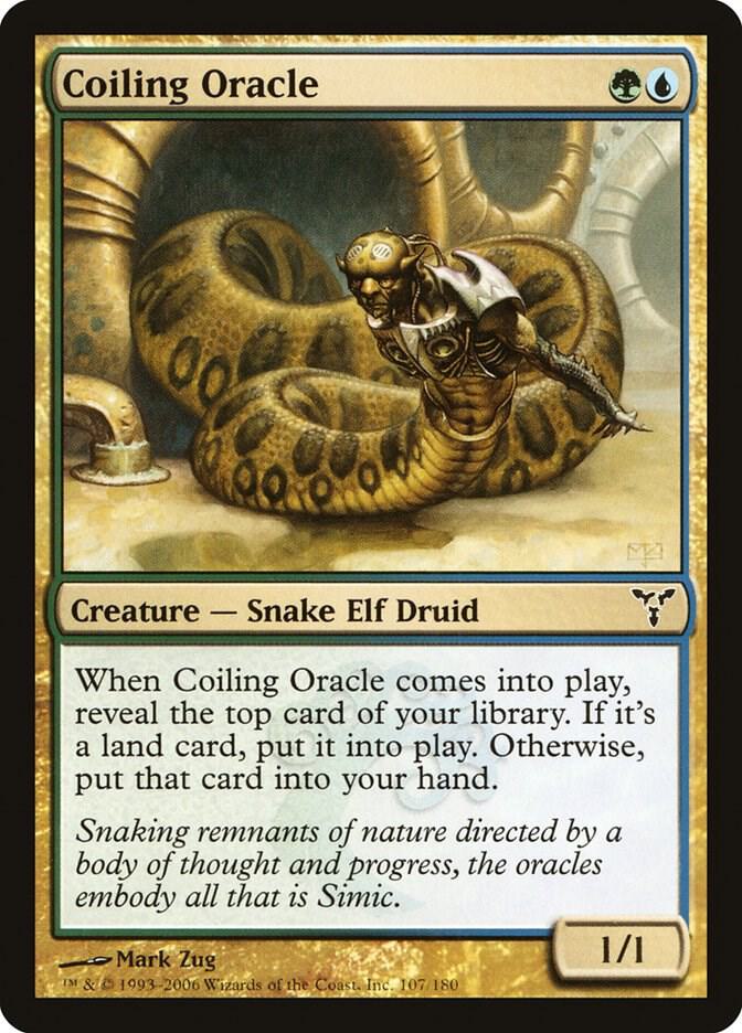 Coiling Oracle card image