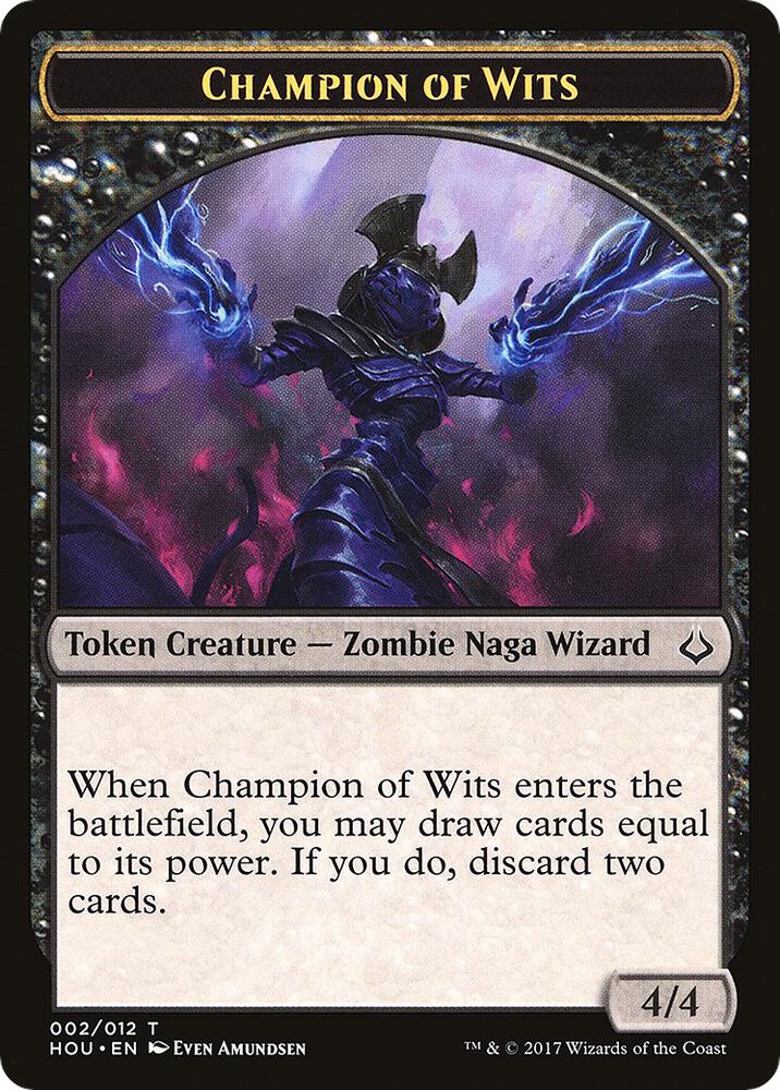 Champion of Wits // Insect Double-Sided Token card image