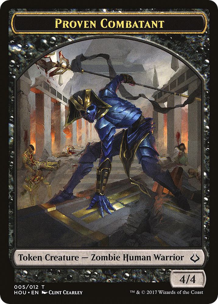 Proven Combatant // Cat Double-Sided Token card image
