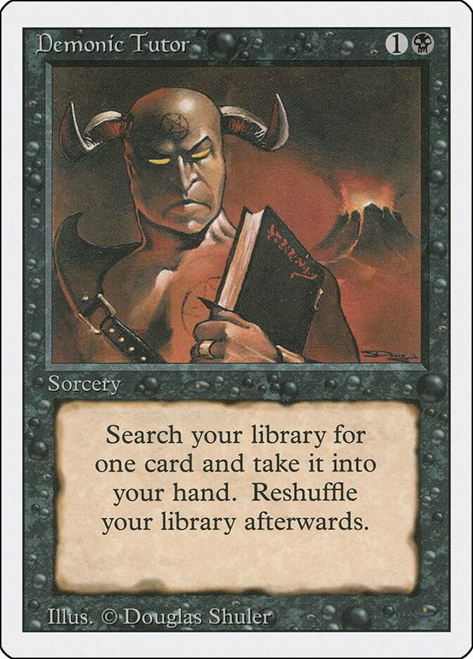 Demonic Tutor card image