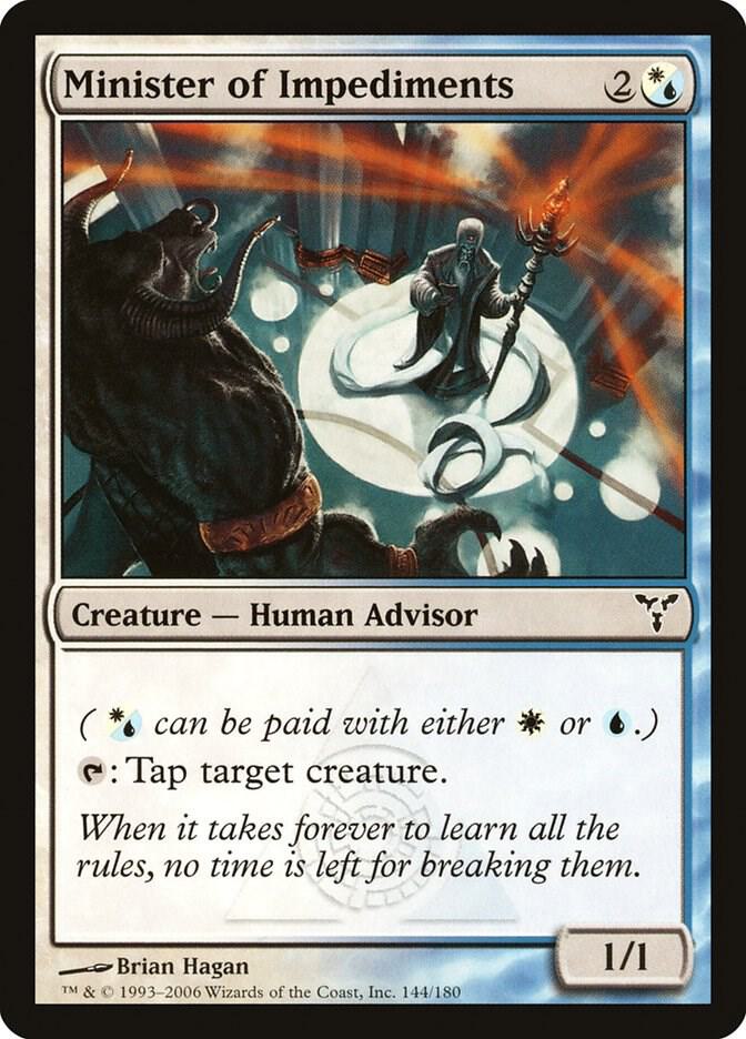 Minister of Impediments card image