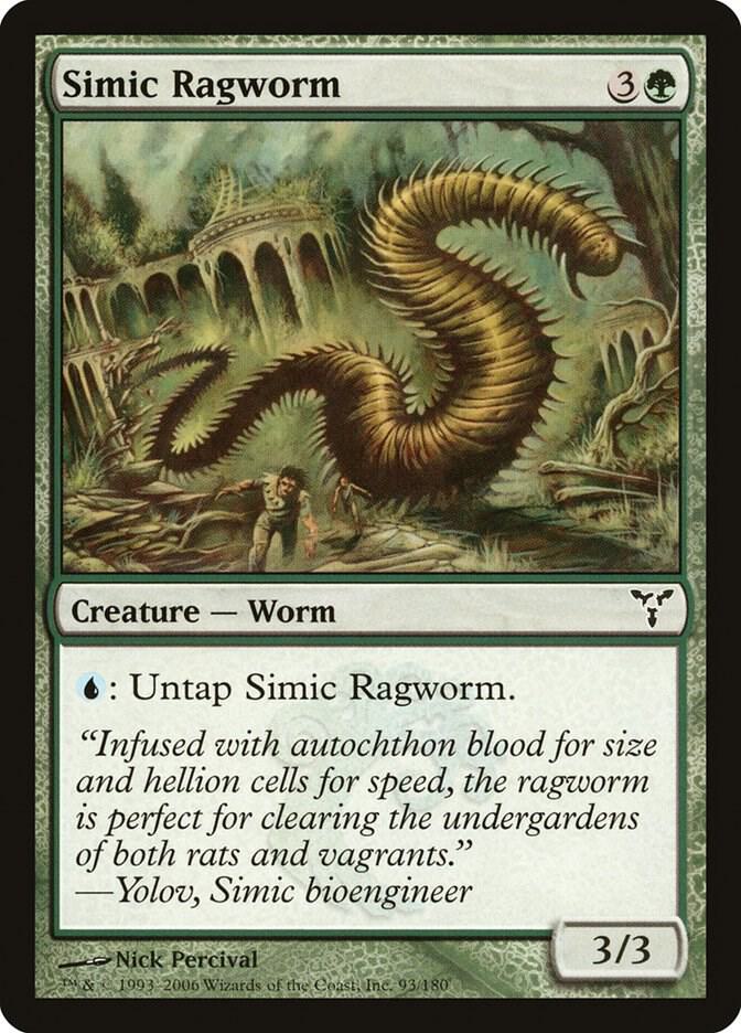 Simic Ragworm card image