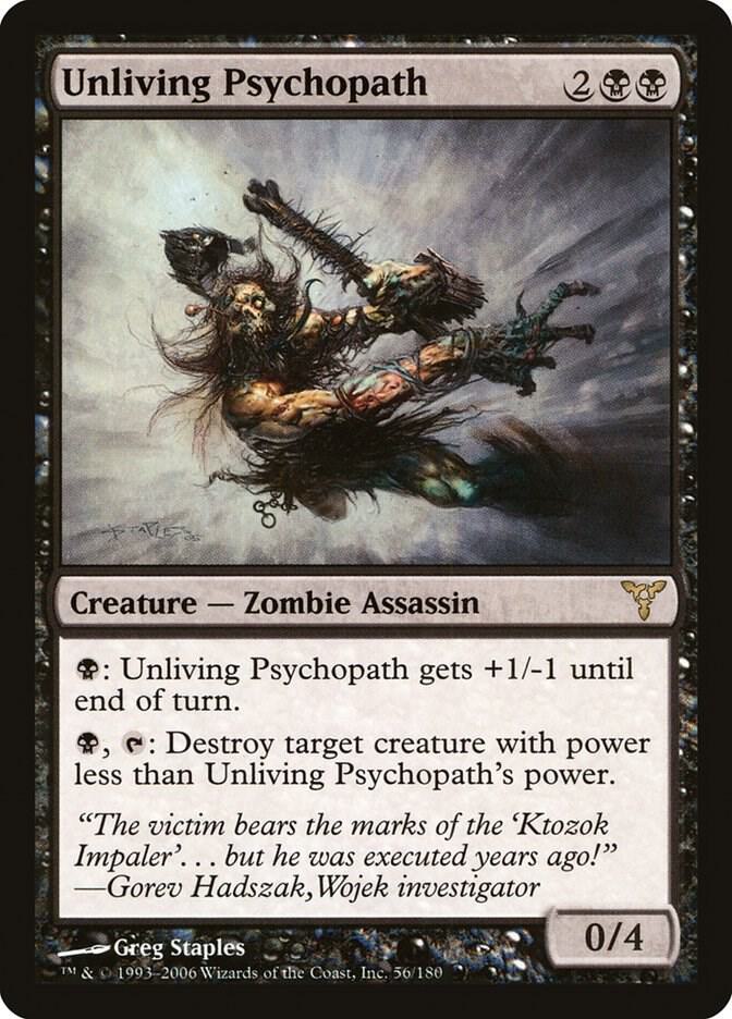 Unliving Psychopath card image