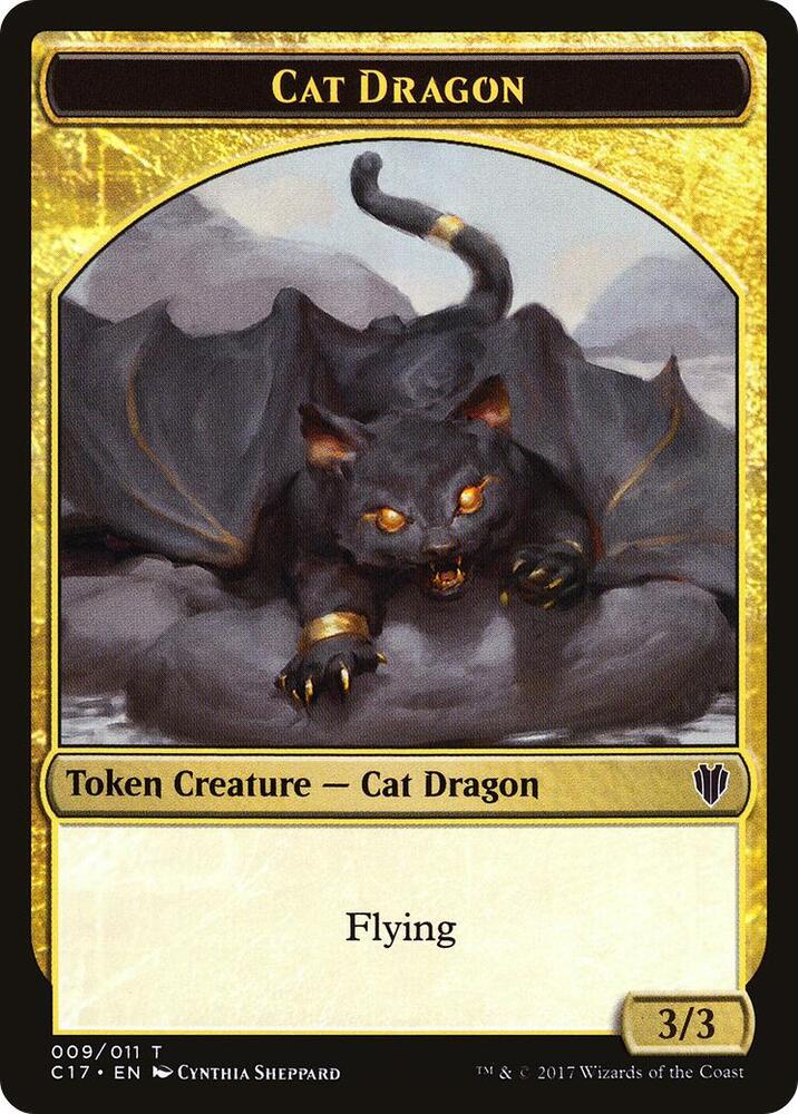 Cat Dragon // Dragon (007) Double-Sided Token card image