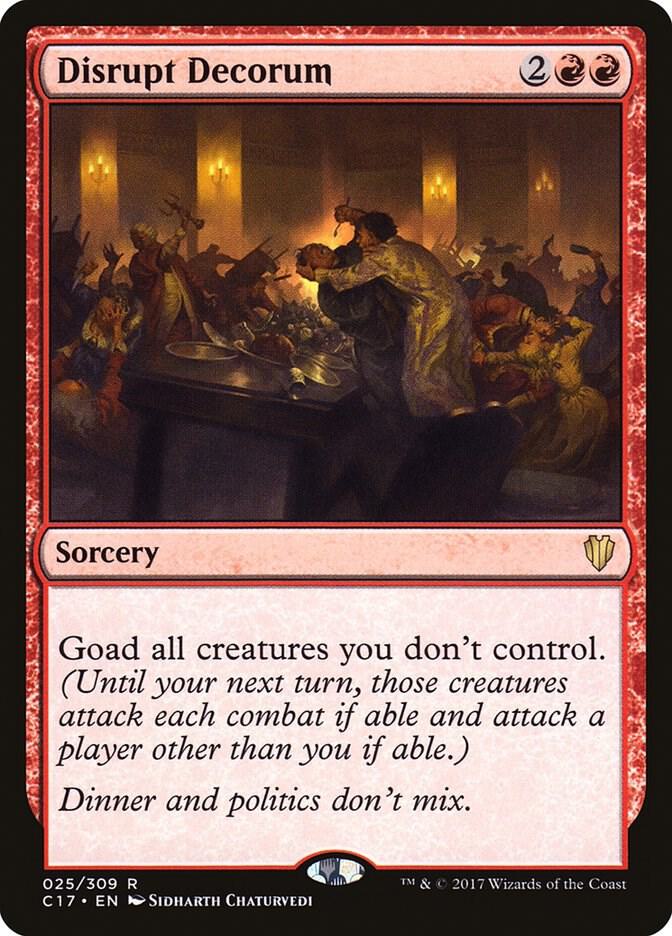 Disrupt Decorum card image