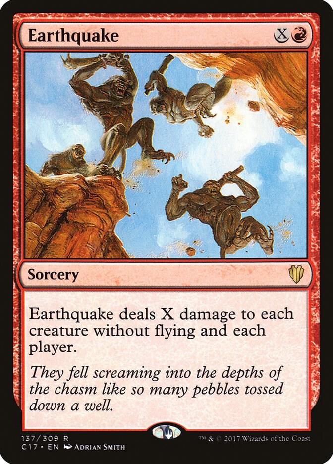 Earthquake card image
