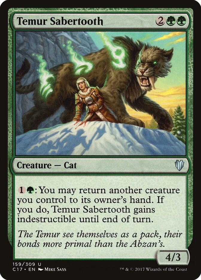 Temur Sabertooth card image