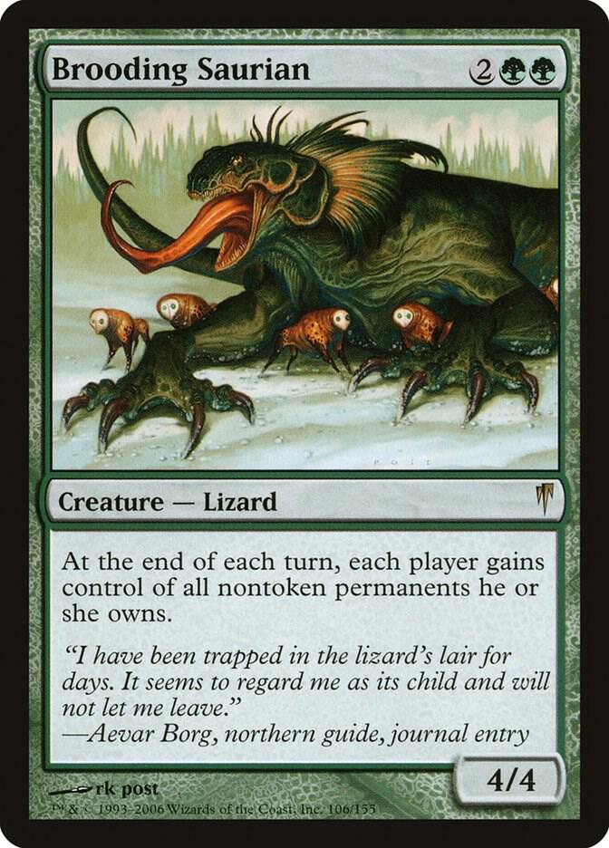 Brooding Saurian card image