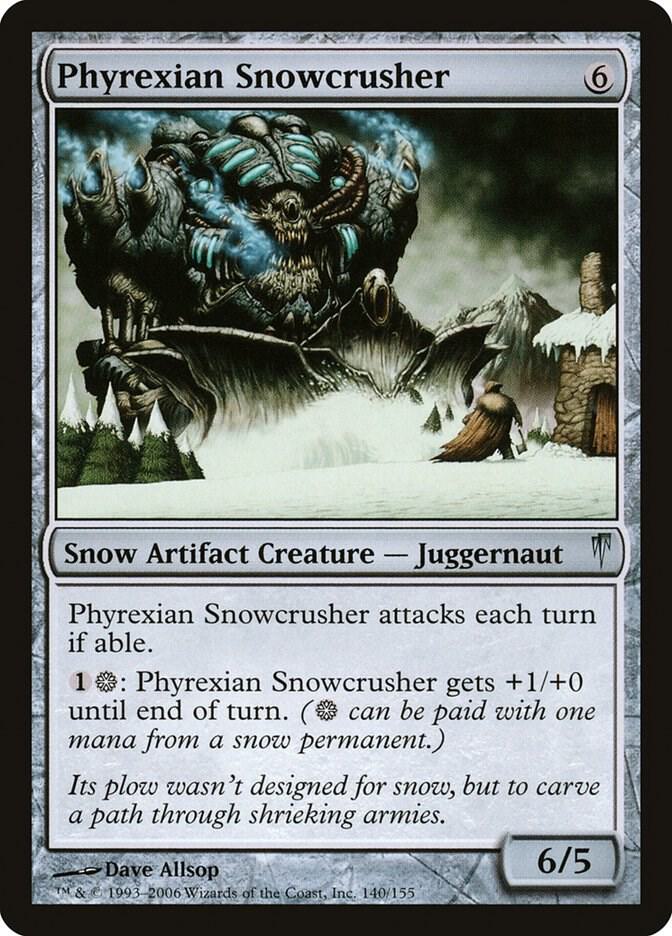 Phyrexian Snowcrusher card image