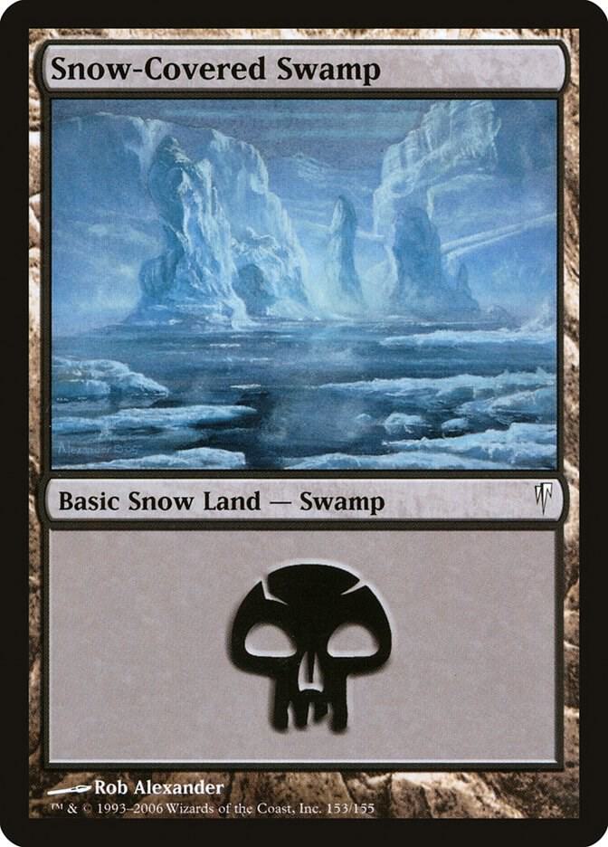 Snow-Covered Swamp card image