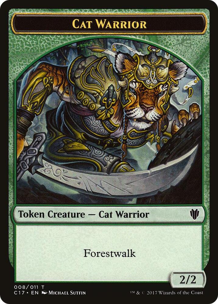 Cat Warrior // Rat Double-Sided Token card image