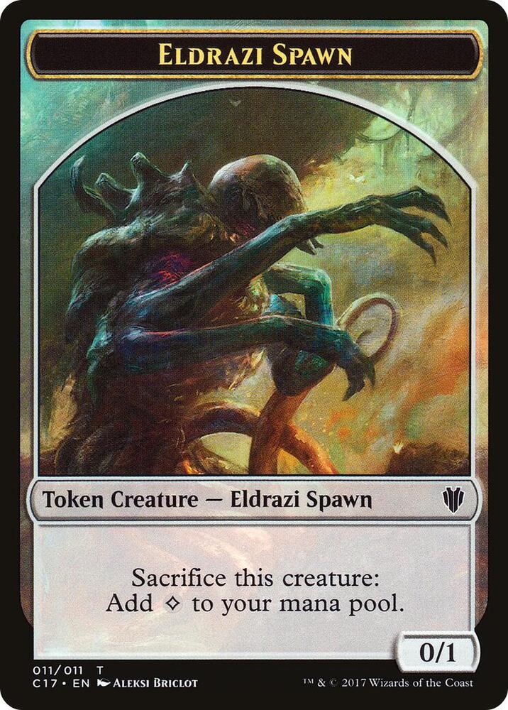Eldrazi Spawn // Vampire Double-Sided Token card image