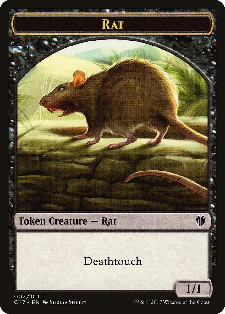 Rat // Cat Double-sided Token card image