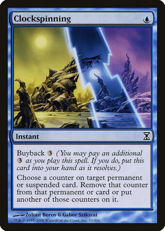 Clockspinning card image