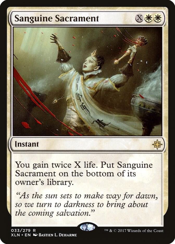 Sanguine Sacrament card image