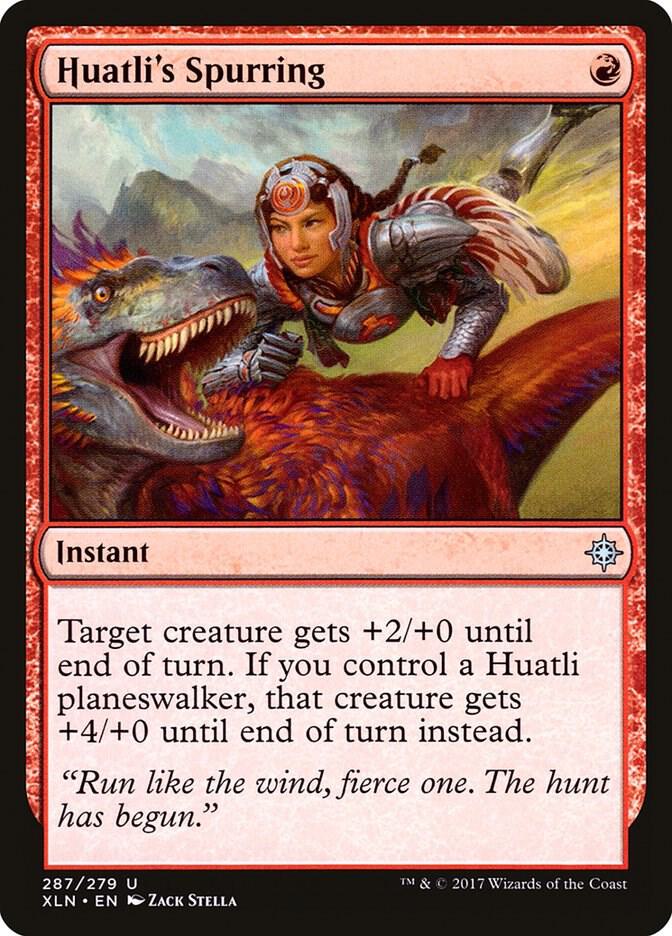 Huatli's Spurring card image