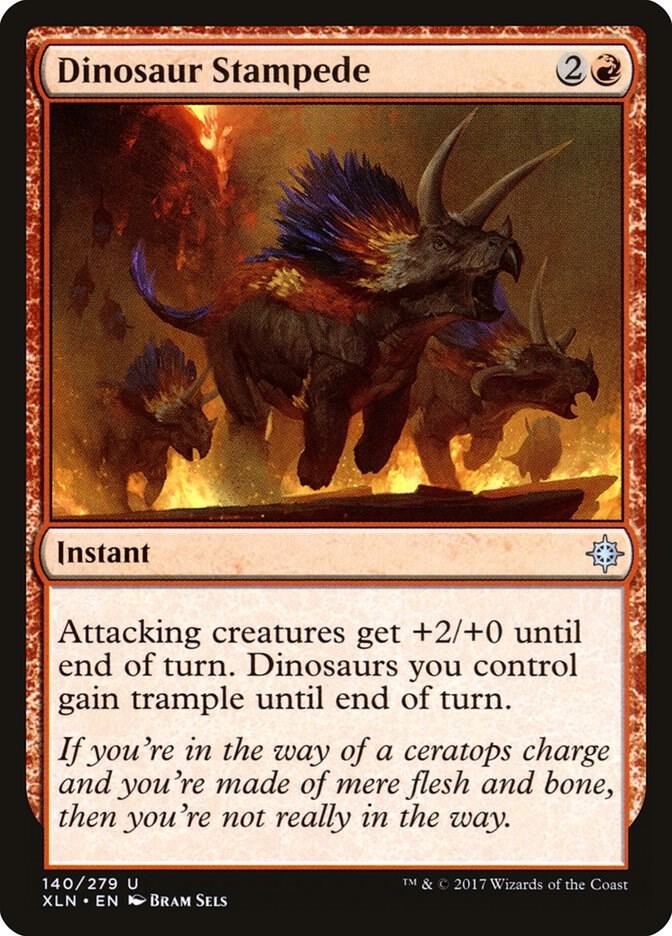 Dinosaur Stampede card image