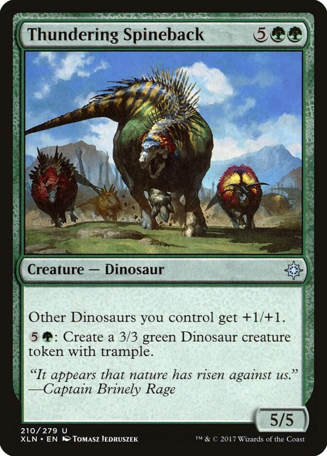 Thundering Spineback card image
