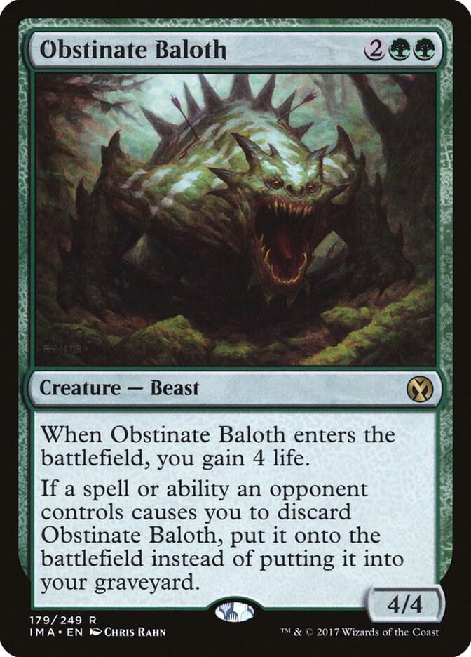 Obstinate Baloth card image