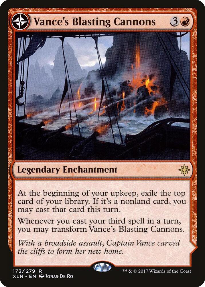 Vance's Blasting Cannons card image