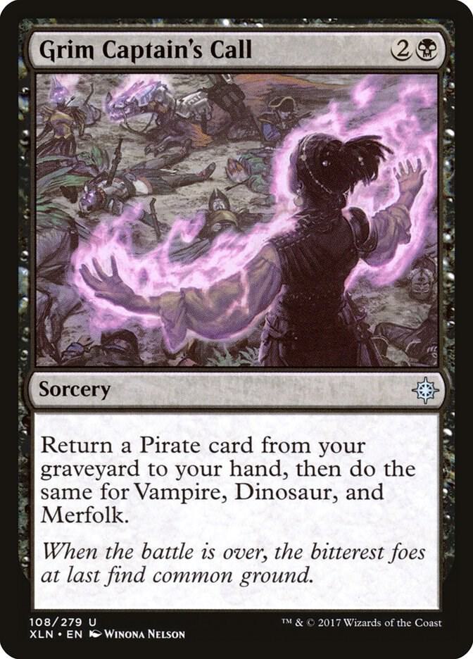 Grim Captain's Call card image